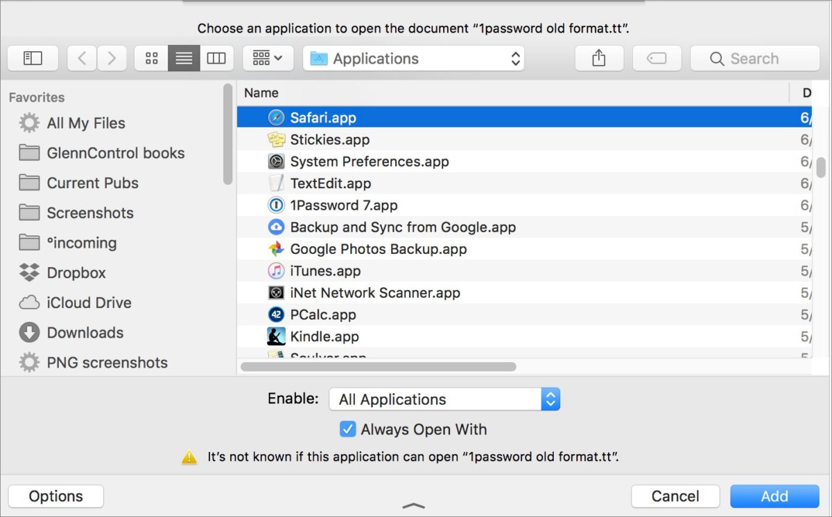 Change app defaults mac shortcut